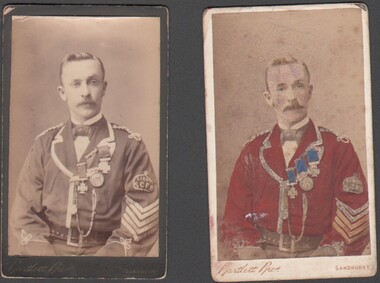 Photograph - F.H. Stevens in uniform, Bendigo Fire Squad