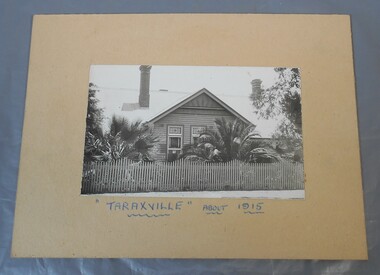 Photograph - Lydia Chancellor collection: Taraxville about 1915