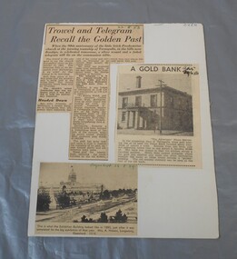 Newspaper - Lydia Chancellor collection: Tarnagulla