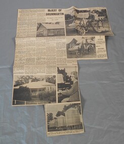 Newspaper - Lydia Chancellor collection: McKay of Drummartin