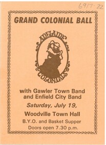 Ephemera - Emu Creek Bush Band Collection: Ball Program