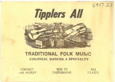Ephemera - Emu Creek Bush Band Collection: Business card