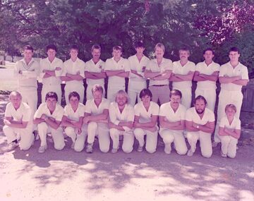 Photograph - Bendigo Cricket Team, 1985-86