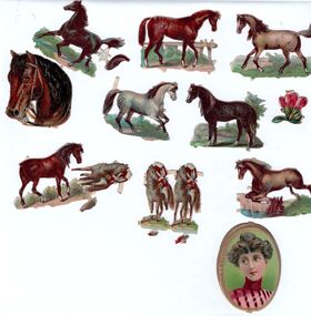 Leisure object - The Champion 18 Assorted Reliefs, abt 1940s