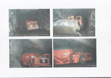 Photograph - Kangaroo Flat Gold Mine Collection: underground mining machinery, 21st May 1999