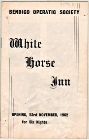 Programme - White Horse Inn