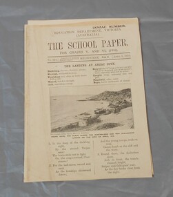 Pamphlet - Lydia Chancellor collection: The school papers