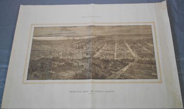 Poster - Melbourne from the Fitzroy Gardens