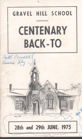 Programme - Gravel Hill School: Centenary Program, 1975