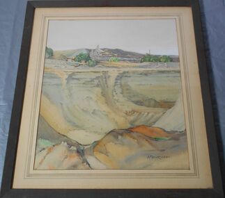 Painting - Sand Pit Fortuna, Norman Penrose