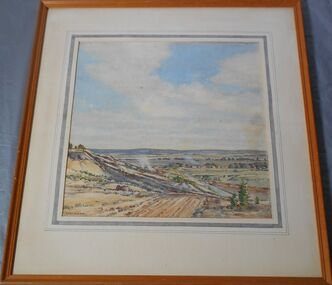 Painting - A view near Ballarat, Norman Penrose
