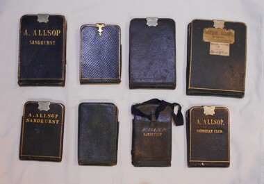 Administrative record - Arthur Allsop Collection: Record books