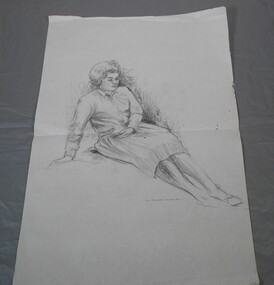 Artwork, other - Portrait Pencil sketch, William A. Delecca