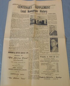 Newspaper - McIvor Times Supplement