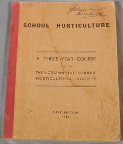 Book - School Horticulture