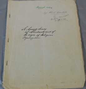 Document - A Concise Survey of Christianity and of the Origin of Religious Organization