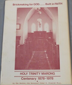 Book - Aileen and John Ellison Collection: Holy Trinity Marong - Centenary 1878-1978