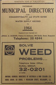 Book - Victorian Municipal Directory 1964