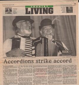 Newspaper - Emu Creek Bush Band Collection: Old Time Dance Guide