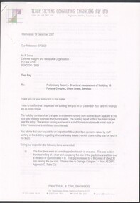 Document - Preliminary report of Structural assessment Fortuna