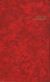 Administrative record - Kangaroo Flat Red Cross Collection: General meeting minute book. April 1973 to August 1987