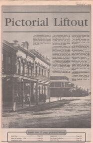 Newspaper - Pictorial lift out
