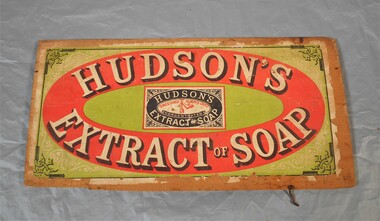 Sign - Hudson's Extract of Soap sign