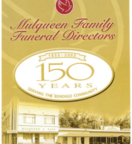 Booklet - Mulqueen  Funeral, 2003