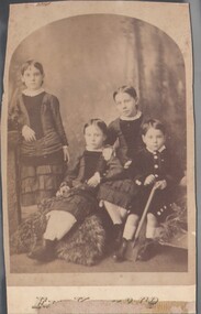 Photograph - Sepia family photograph