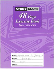 Administrative record - Australian Red Cross - Kangaroo Flat Red Cross Minute Book