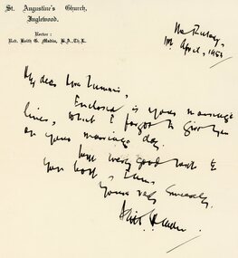Document - Wedding Invoices, 1953