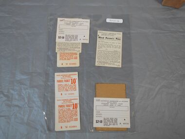 Document - Various passes and tickets