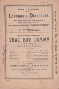 Booklet - Comic play