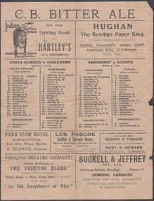 Flyer - Bendigo Football League record
