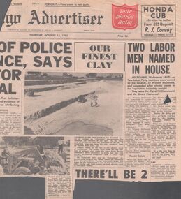 Newspaper - Bendigo Advertiser articles