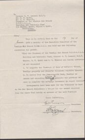 Legal record - R.S.S.A.I.L.A Bendigo documents