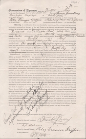 Document - Every Collection: Frank James Every Rental Agreement with Peter Francis Griffin