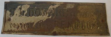 Sign - J.L. Howard Name Plate