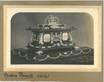 Photograph - Baden Powell Casket