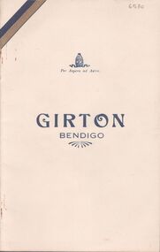 Booklet - Girton Bendigo