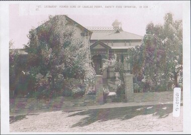 Photograph - "St. Leonards" in Don Street