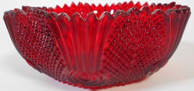 Domestic object - Ruby Glass Bowl