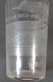 Memorabilia - Victorian Gold Jubilee Glass