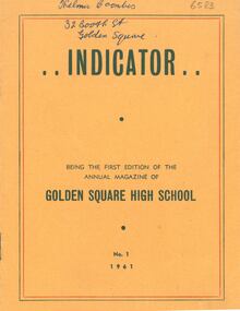 Booklet - Golden Square High School