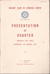 Booklet - Rotary Club of Bendigo South