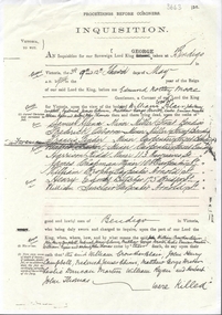 Document - Great Extended Hustlers Gold Mine Inquisition 1914, May 1914