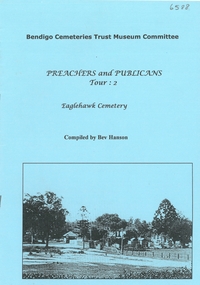 Booklet - Eaglehawk Cemetery Tours 1& 2