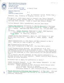 Document - Besnard Family Tree