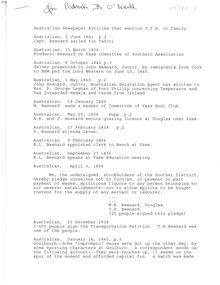 Document - T.P Besnard Research Document
