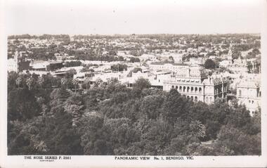 Postcard - Panoramic View, Bendigo
